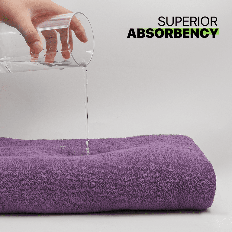 Suam Aruba 100% Cotton Towels - Quick Dry, Ultra Absorbent, Pack Of 2, Standard Size