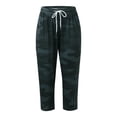 thumbnail image 3 of Pantalon Décontracté pour Femmes pour le Confort et le Style Quotidiens, Coupe Ajustée, Taille Mi-Haute, Capri avec Design Imprimé pour Garde-Robe Moderne, 3 of 7