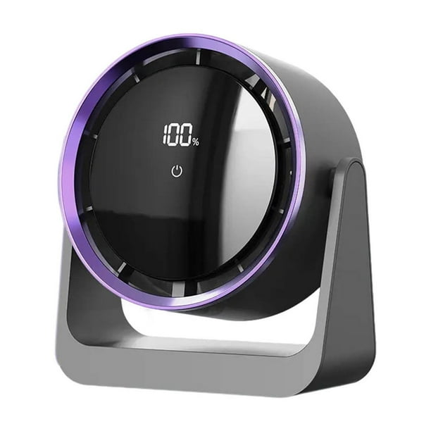 Mini ventilador de escritorio para dormitorio, lámpara de escritorio USB, ventilador de pared, luz de circulación para el hogar