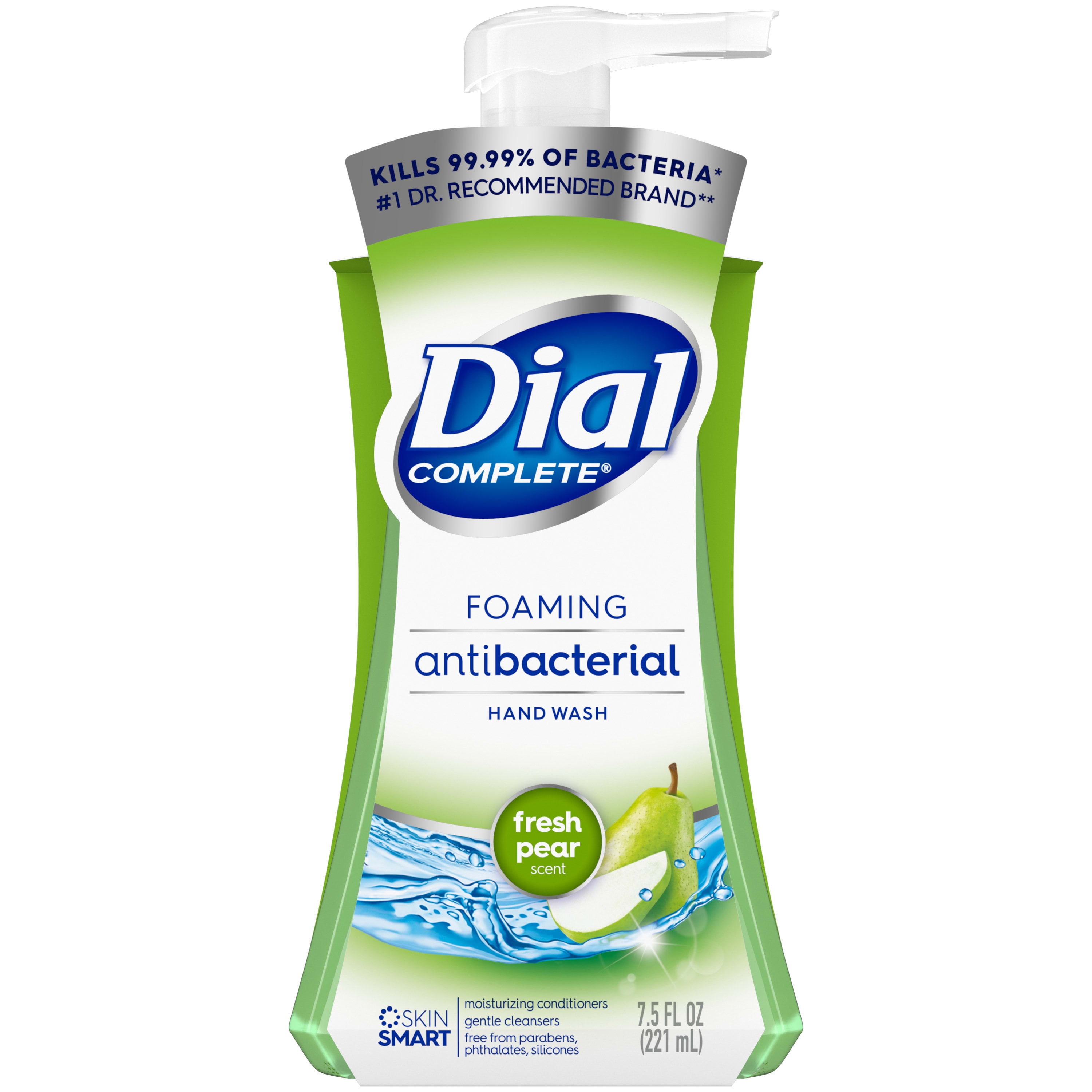 Dial Complete Antibacterial Foaming Hand Wash, Fresh Pear, 7.5 fl oz