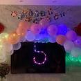 thumbnail image 4 of Gostoto 9.9-66FT 50-200LEDs Smart RGBW Colorful LED Fairy String Light,12 Lighting Modes Remote Control Copper Wire Lights for Home Party Christmas Decor, 4 of 7