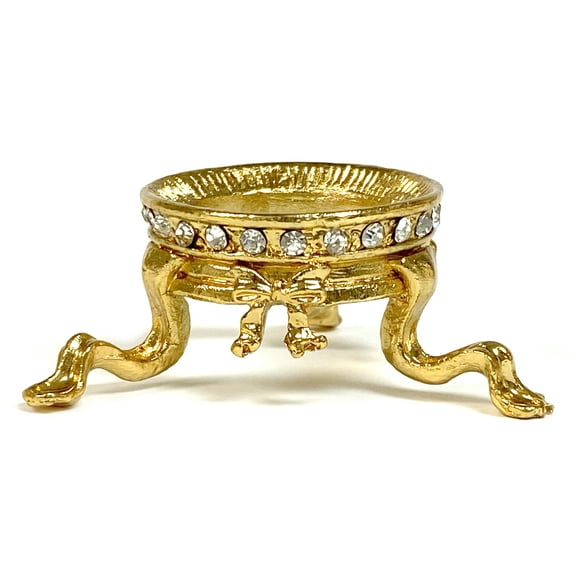 National Artcraft® Egg Display Stand with Gold Finish and Rhinestone Accent (Pkg/2)