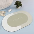 thumbnail image 1 of Bewildely Non Slip Bath Mat Quick Bath Drying Rugs Thick for Doorway Bathroom  Kits de decoración para fiestas Ovalado C 40x60cm, 1 of 6