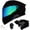 Glossy Black, variant on DOT Bluetooth Modular Motorcycle Helmet,Motorcycle Helmet,Dual Visor Full Face Flip up Integrated Motorcycle Helmets,Built-in Dual Speaker Microphone,Adults Men Women,Carbon Fiber Color,M