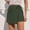 Army Green, variant on PWPSG Womens High Waist Wrap Skort, Side Tie Detail with Built-in Shorts, Soft Fabric for Casual Vacation Outfits White S
