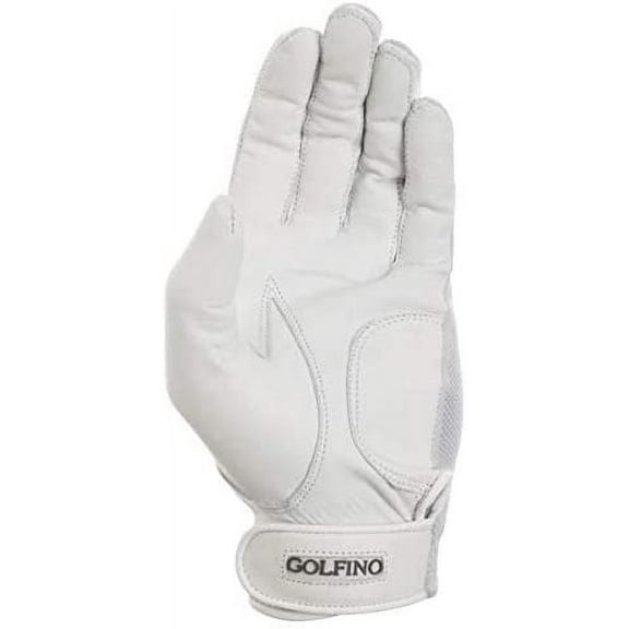Golfino Ladies Left Hand Leather Premium Golf Glove (Taupe / Large)
