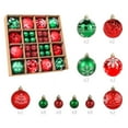 thumbnail image 4 of VERUGU 16Pcs Christmas Balls Colorful Christmas Hanging Proof Ball Ornaments for Party Christmas Tree Supplies, Christmas Gifts on Clearance, 4 of 6