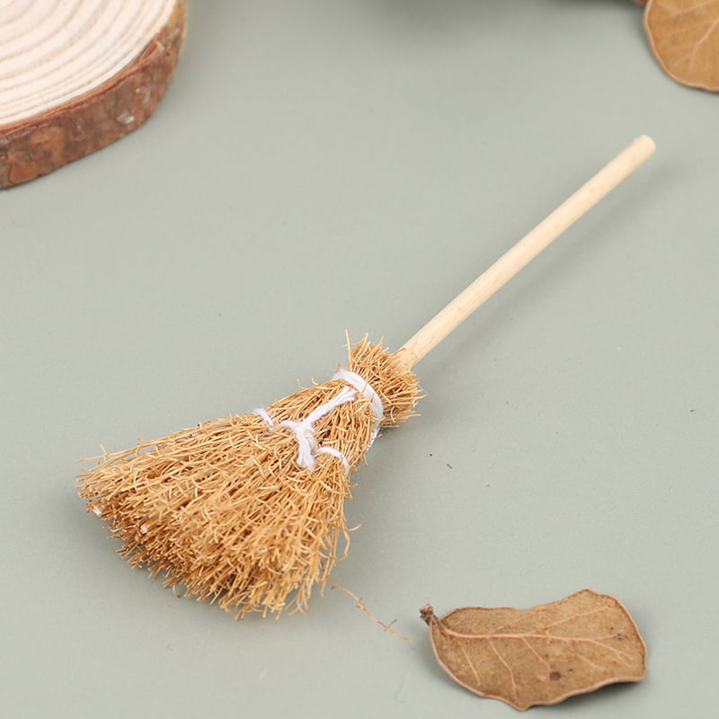 Details about  / 1:12 Dollhouse Miniature Mini Broom Model Yard Accessories Furniture Toys MN
