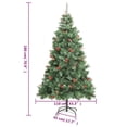 thumbnail image 3 of Árbol de Navidad Artificial Plegable vidaXL con Luces LED 180 cm Verde, 3 of 8