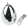 thumbnail image 3 of 4X Retro Bicycle Bike Accessory Front Light Bracket Vintage 3LED Headlight (Silver), 3 of 3