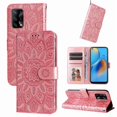 thumbnail image 1 of Funda tipo cartera GANGXUN para OPPO Reno 6 Lite , diseño girasol, cuero PU, soporte, cierre magnético, tarjetero, 1 of 5