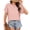 Pink, variant on Womens Tops Short Sleeve Summer Spring Beach Vacation Clothes Business Casual Outfits Black XL