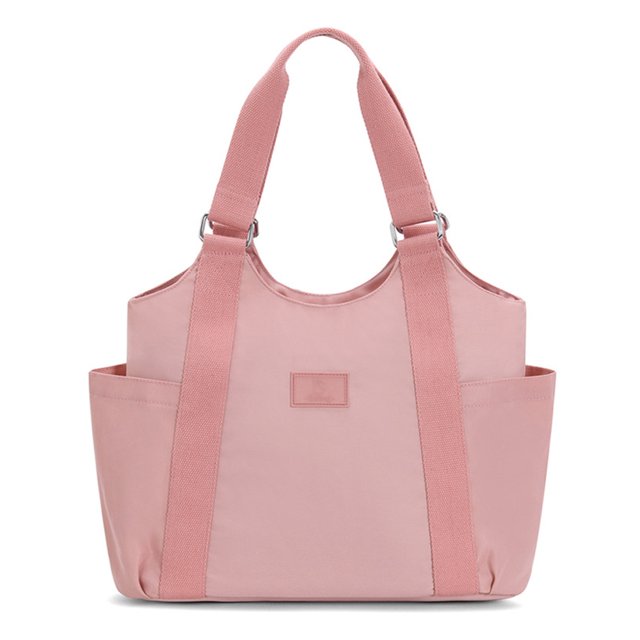 Bolsos para compras Bolsos de hombro de gran capacidad Bolsos casuales simples Bolso de mano Multi bolsillos Bolso liviano Bolso de hombro para mujeres y hombres