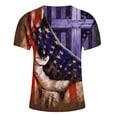 thumbnail image 3 of Camisetas Casuales Impresas de Manga Corta en el Patrón de Rayas, Camisetas Ligeras de Algodón a Rayas para Hombres, 3 of 5
