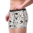 thumbnail image 2 of Yiaed Puppy Print Men's Soft Cotton Boxer Shorts Breathable Boxers Underwear Moisture-Wicking Underwear Stretch Boxer Briefs for Man-Medium, 2 of 5