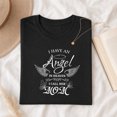 thumbnail image 4 of Jollimate I Have An Angel In Heaven I Call Her Mom Shirt, Memorial Graphic Tee, Remembrance Gift, 4 of 6