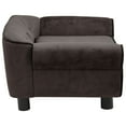 thumbnail image 3 of vidaXL Dog Sofa Brown 72x45x30 cm Plush, 3 of 5