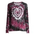 thumbnail image 6 of No Boundaries Juniors' Long Sleeve Tie Dye T-Shirt, 6 of 7