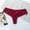 Wine, variant on SCSAlgin G String Thongs for Women Cotton Panties Sexy Lace T-back Comfy Underwear