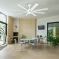 thumbnail image 3 of Parrot Uncle Modern 72" Windmill White LED Smart Ceiling Fan, Alexa, and App Control, 3-CCT Ceiling Fan, 3 of 11