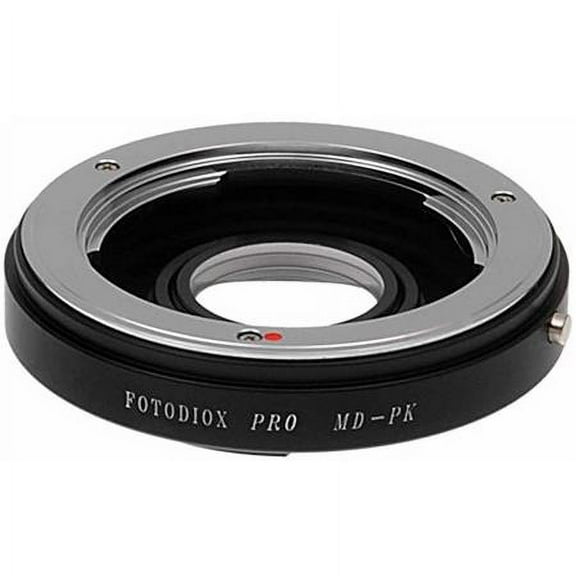 Minolta MD Lens to Pentax K Mount Camera Adapter with 1.4x Multi-Coated Focus Correction Lens