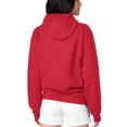 thumbnail image 2 of Women's G-III 4Her by Carl Banks Red Washington Nationals Flowers Graphic Pullover Hoodie, 2 of 2