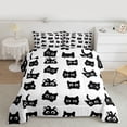 thumbnail image 2 of Castle Fairy Kids Children Black Cat Twin Comforter Sets,Gothic Animal Bedding Set, 2 of 8
