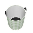 thumbnail image 3 of Balery,Laundry Hamper With Handles Laundry Basket Pistachio Green Checkboard Round Laundry Baskets Circular Hamper For Bathroom Organizer Basket Lightweight Storage Baskets For Bathroom, 3 of 8