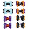 thumbnail image 1 of Accesorios para el cabello ZHAOCHENG Halloween 8 Piezas Lazos con Purpurina, 1 of 5