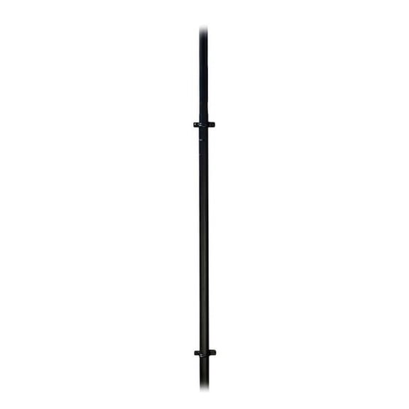 9.5 ft. Outdoor Heavy-Duty String Light Pole Stand with Mounting Brackets for Fence or Deck Railing