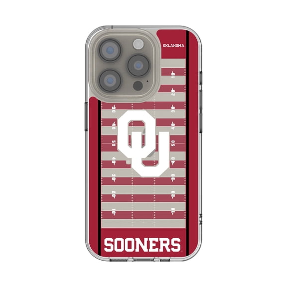 Oklahoma Sooners iPhone Clear Football Field Design Case