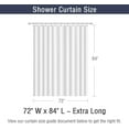 thumbnail image 2 of KOETAR Modern Abstract Polyester Shower Curtain, 72" x 84" Waterproof, 2 of 5