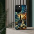 thumbnail image 3 of DistinctInk Clear Hybrid Case for Apple iPhone 15 Pro Max (6.7" Screen) - Philippians 4:6: Present Your Requests with Gratitude and Prayer - Raised Bezel Screen Guard, 3 of 8
