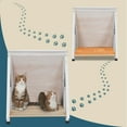thumbnail image 5 of Petsfit Outdoor Cat House ,Outdoor Indoor Pet House with Escape Door for Rabbits,Ferret,Guinea Pig,Dogs and Other Small Animals，Solid Wood, 5 of 8