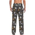 thumbnail image 2 of Top-kevin Halloween Pumpkin Skull Pajama Pants Mens Lounge Pants Casual Men Pajama Bottoms with Drawstring & Pockets Christmas Gifts, 2 of 13
