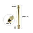 thumbnail image 4 of 120mm/4.72" Long Brass Car Tire Valve Extension Adaptor Air Tyre Stem Extender Inflation Stright Bore for Truck Bike, 4 of 6