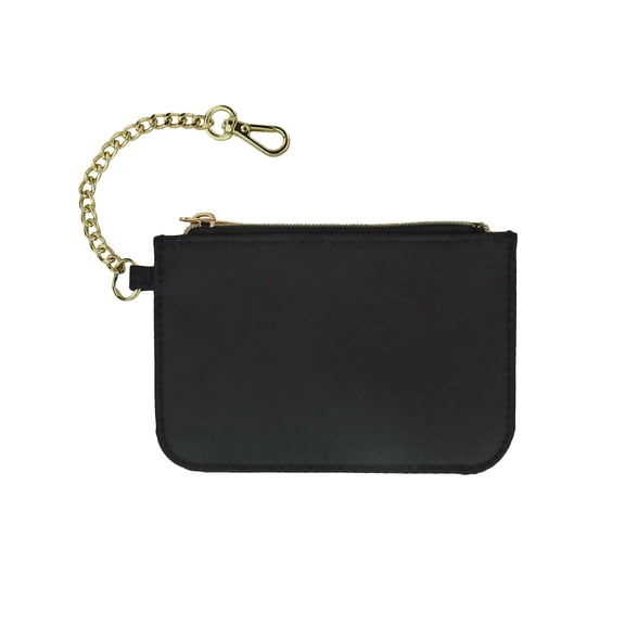 Hello Hobby Small Wallet with Chain, Black