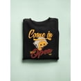 thumbnail image 3 of Welcome Vibes - Open Sign Emoji Graphic Men's Sweatshirt, 3 of 4