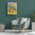 thumbnail image 3 of Canvas Wall Art - Dean Russo 'Flower Kitty' Wall Art for Living Room, Bedroom, or Office Décor by Trademark Fine Art - 35 x 47 Inches, 3 of 4