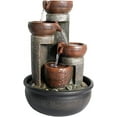 thumbnail image 6 of 15.7" H 4-Tier Indoor Tabletop Waterfall Fountain with LED Lights Desktop Fountains Calming Sound for Home Office Decor (15.7ihch), 6 of 7