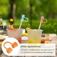 thumbnail image 5 of 12Pack Straw Cover Cap, Orange Silicone Straw Tips Cover Fits 8mm/0.32" OD Drinking Straws, 5 of 7