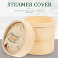 thumbnail image 4 of COMPUKAS 1 Set Bamboo Steamer Pot for Steaming with Nutrient Retention for Home Cooks, 4 of 6