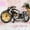 A, variant on Motorcycle Motorbike Pattern Alarm Clock Desk Clock Creative Birthday Gift Cool Clock