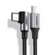 thumbnail image 1 of Cable UGREEN USB-C a USB-C en Angulo de 1 metro 50123 Ugreen Cable de transmisión de datos, 1 of 7