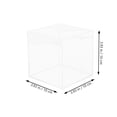 thumbnail image 2 of HAMPPLIES Betta Fish Tank Fish Tank Transparent Acrylic Square Turtle Housing 1Pack, 2 of 8