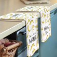 thumbnail image 2 of Nana Gifts Kitchen Towels - Banana Grandma Dish Towels Gifts from Grandkids, Mothers Birthday Decorative Absorbent Dishcloths Hand Towel Set of 2 for Bathroom Kitchen Decor 18x26 Inches, 2 of 5