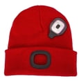 thumbnail image 1 of Gorro Beanie LED con luz, gorro de faro manos libres unisex, cálido gorro de punto de invierno, 1 of 7