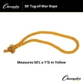 thumbnail image 2 of Champion Sports Tug of War Rope - 50 Feet, Yellow, 2 of 5