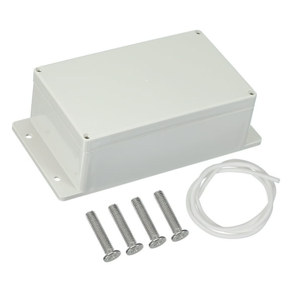 Uxcell Junction Box, Electrical Enclosure Box ABS Plastic Waterproof Outlet Plug Cover Cord Protector 200 x 120 x 75mm / 7.87 x 4.72 x 2.95