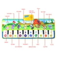 thumbnail image 6 of Baby Piano Mat Musical Touch Carpet 100x36CM Music Piano Keyboard Mat Infant Baby Educational Toy, 6 of 7